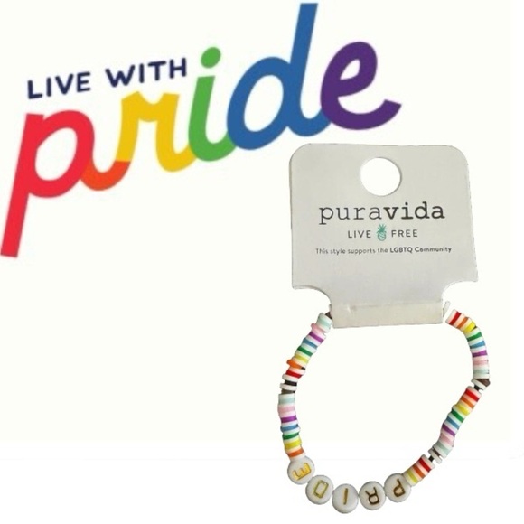 Pura Vida Jewelry - COPY - NWT Pura Vida Pride Stretch Bracelet